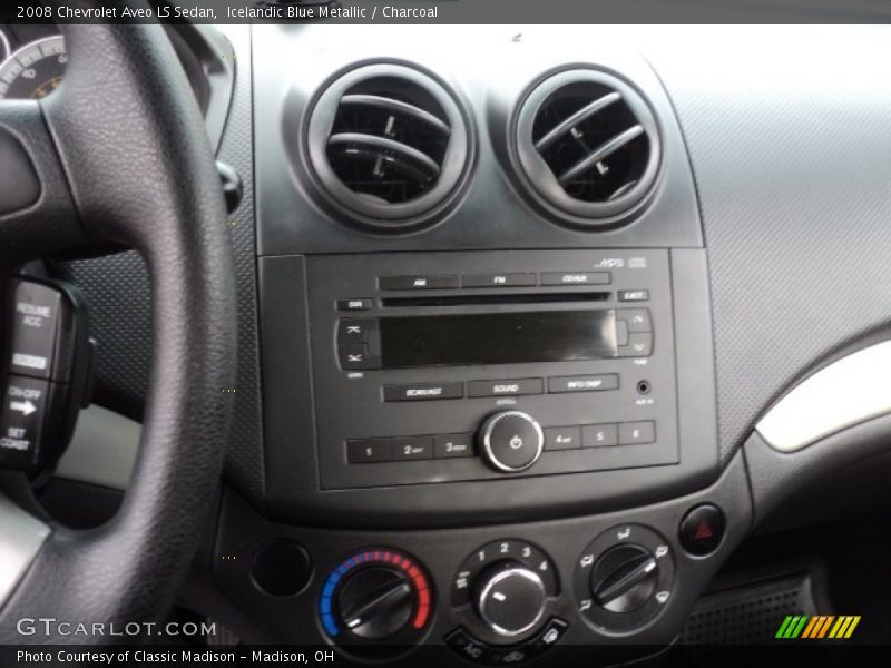 Icelandic Blue Metallic / Charcoal 2008 Chevrolet Aveo LS Sedan