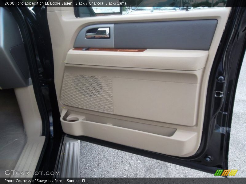 Black / Charcoal Black/Camel 2008 Ford Expedition EL Eddie Bauer