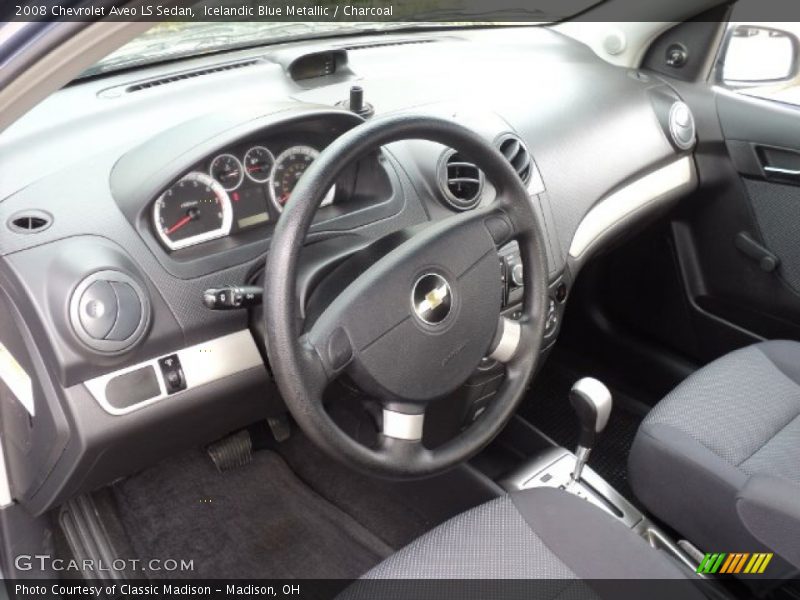 Icelandic Blue Metallic / Charcoal 2008 Chevrolet Aveo LS Sedan