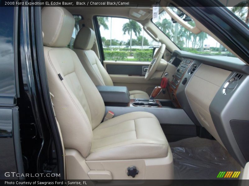 Black / Charcoal Black/Camel 2008 Ford Expedition EL Eddie Bauer