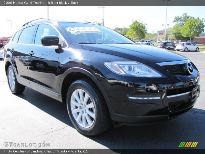 Brilliant Black / Black 2008 Mazda CX-9 Touring