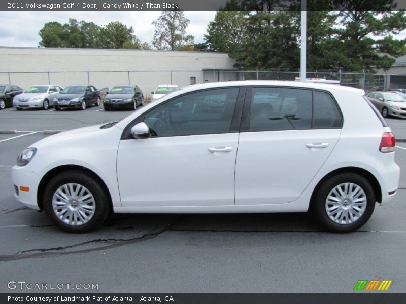 Candy White / Titan Black 2011 Volkswagen Golf 4 Door