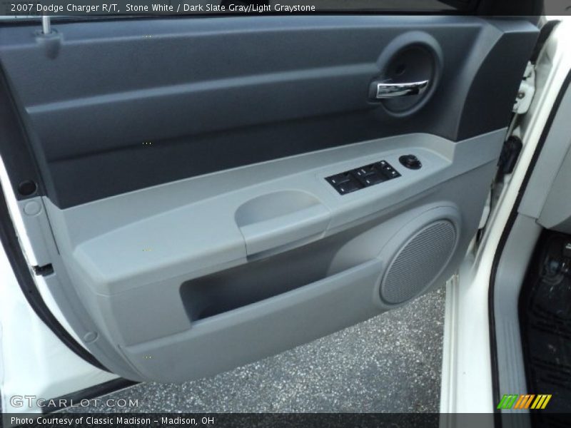 Stone White / Dark Slate Gray/Light Graystone 2007 Dodge Charger R/T