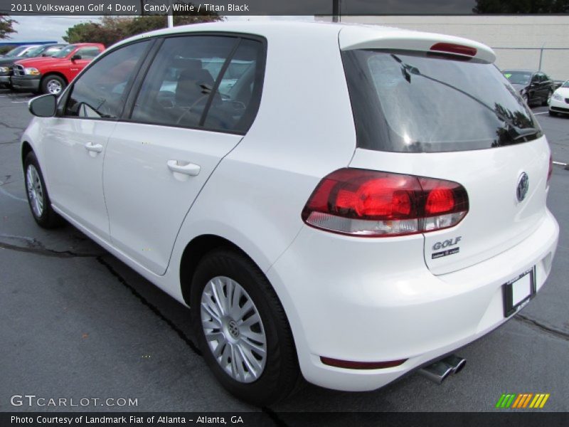 Candy White / Titan Black 2011 Volkswagen Golf 4 Door