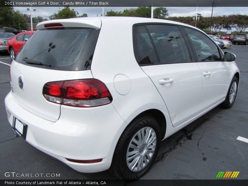 Candy White / Titan Black 2011 Volkswagen Golf 4 Door