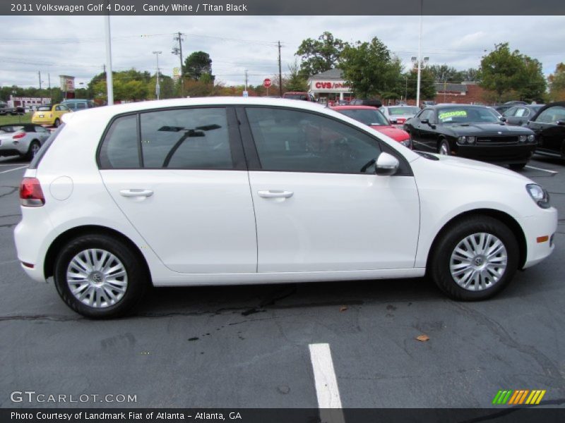 Candy White / Titan Black 2011 Volkswagen Golf 4 Door