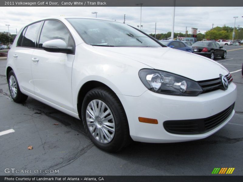 Candy White / Titan Black 2011 Volkswagen Golf 4 Door