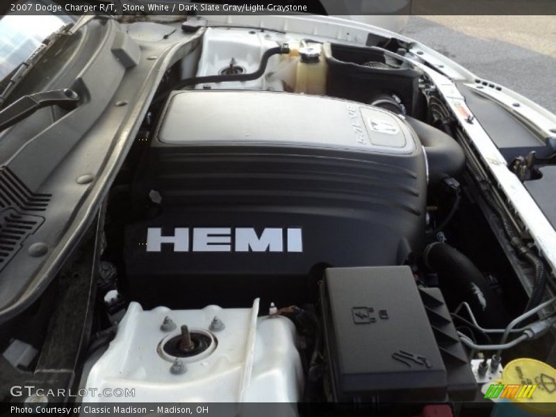 Stone White / Dark Slate Gray/Light Graystone 2007 Dodge Charger R/T