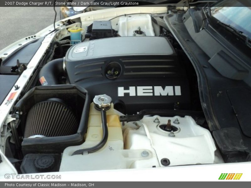 Stone White / Dark Slate Gray/Light Graystone 2007 Dodge Charger R/T