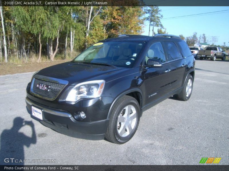 Carbon Black Metallic / Light Titanium 2008 GMC Acadia SLT