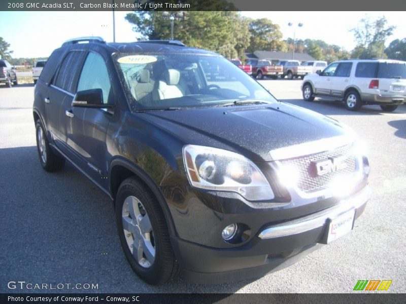 Carbon Black Metallic / Light Titanium 2008 GMC Acadia SLT