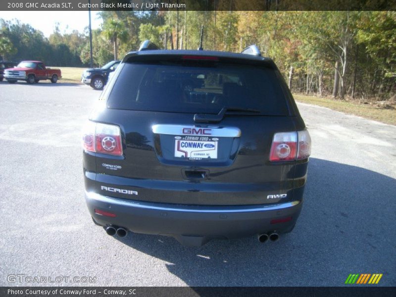 Carbon Black Metallic / Light Titanium 2008 GMC Acadia SLT