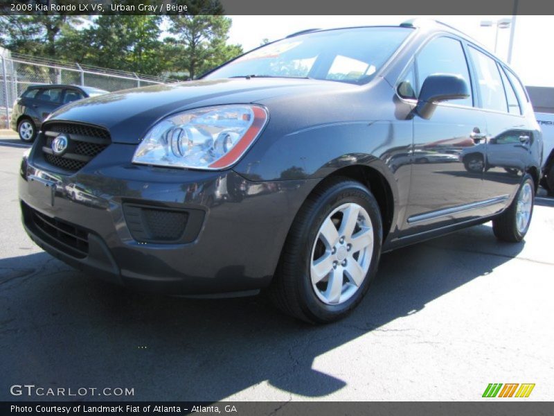 Urban Gray / Beige 2008 Kia Rondo LX V6