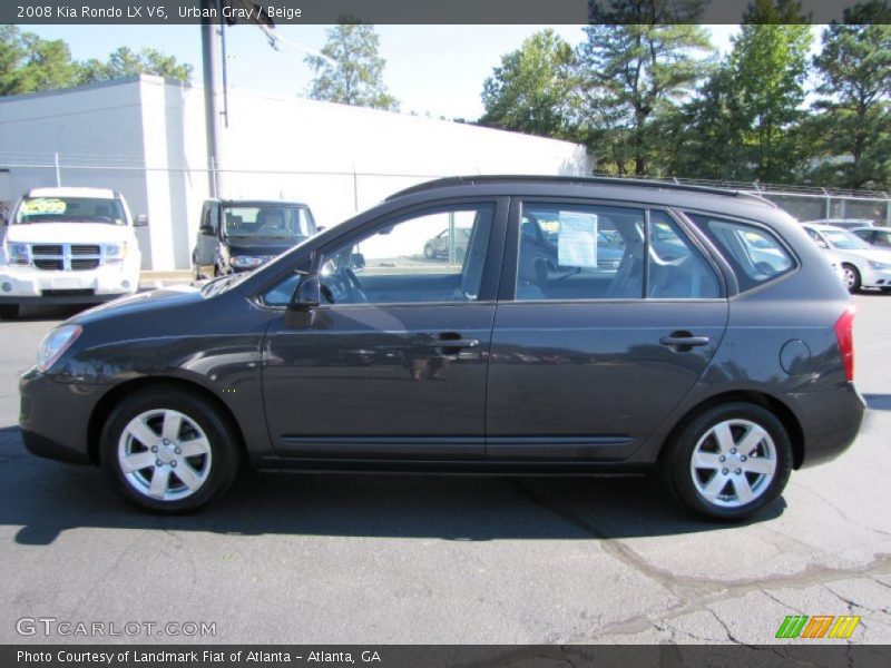 Urban Gray / Beige 2008 Kia Rondo LX V6