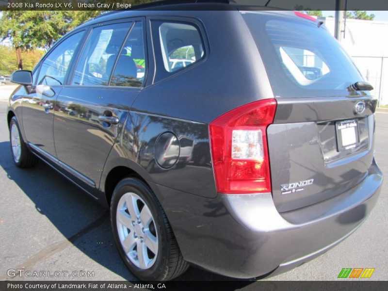 Urban Gray / Beige 2008 Kia Rondo LX V6