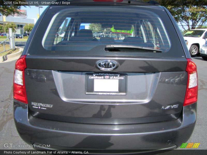Urban Gray / Beige 2008 Kia Rondo LX V6