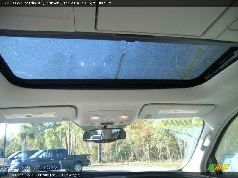 Carbon Black Metallic / Light Titanium 2008 GMC Acadia SLT