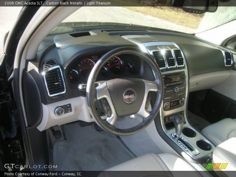 Carbon Black Metallic / Light Titanium 2008 GMC Acadia SLT