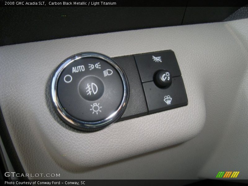 Carbon Black Metallic / Light Titanium 2008 GMC Acadia SLT