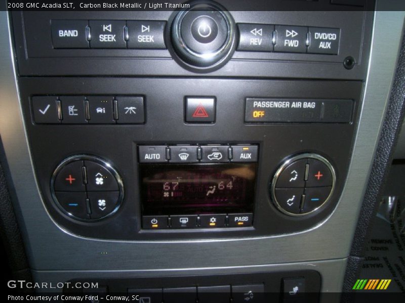 Carbon Black Metallic / Light Titanium 2008 GMC Acadia SLT