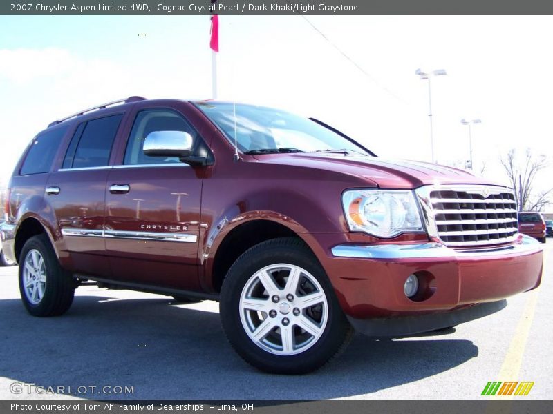 Cognac Crystal Pearl / Dark Khaki/Light Graystone 2007 Chrysler Aspen Limited 4WD