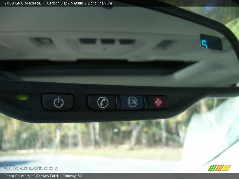 Carbon Black Metallic / Light Titanium 2008 GMC Acadia SLT