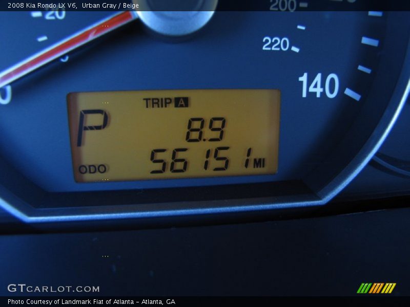 Urban Gray / Beige 2008 Kia Rondo LX V6