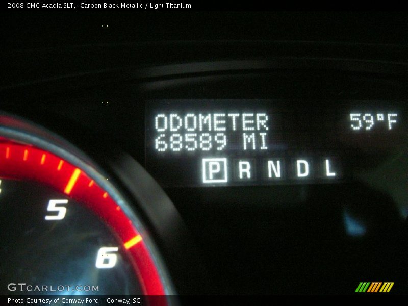 Carbon Black Metallic / Light Titanium 2008 GMC Acadia SLT