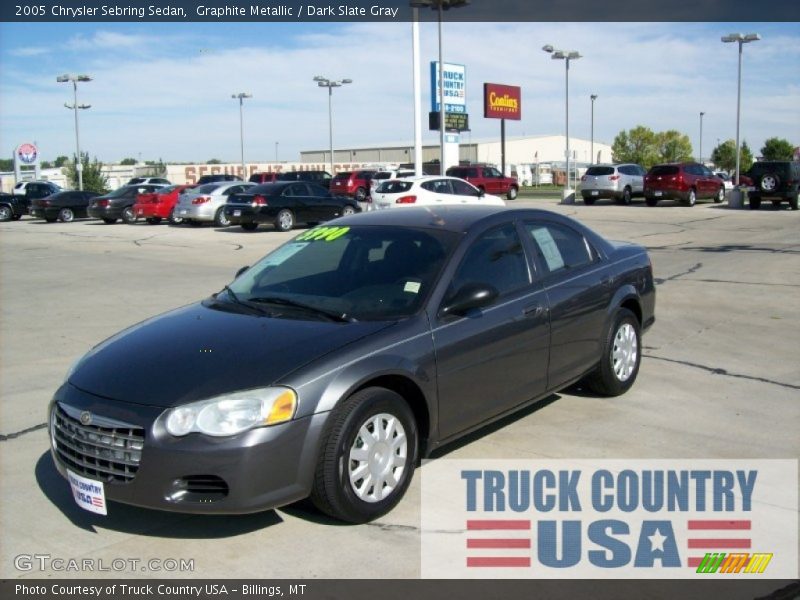 Graphite Metallic / Dark Slate Gray 2005 Chrysler Sebring Sedan