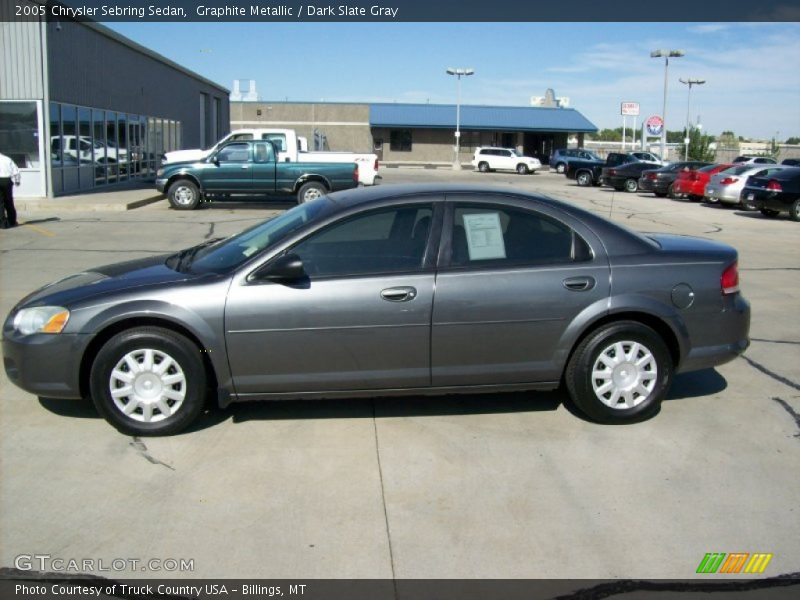 Graphite Metallic / Dark Slate Gray 2005 Chrysler Sebring Sedan