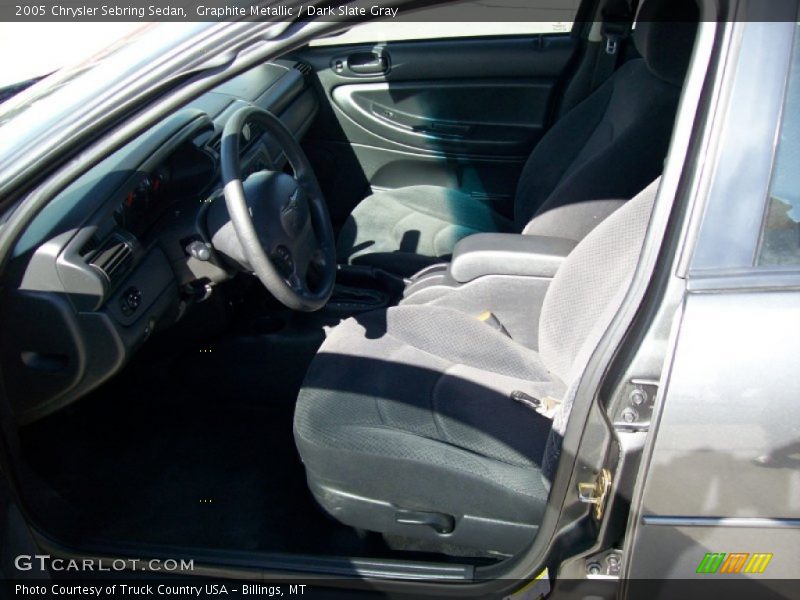 Graphite Metallic / Dark Slate Gray 2005 Chrysler Sebring Sedan