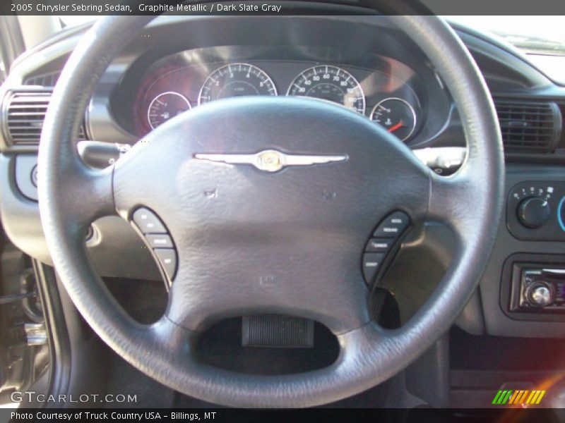 Graphite Metallic / Dark Slate Gray 2005 Chrysler Sebring Sedan