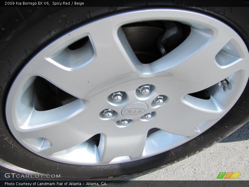 Spicy Red / Beige 2009 Kia Borrego EX V6
