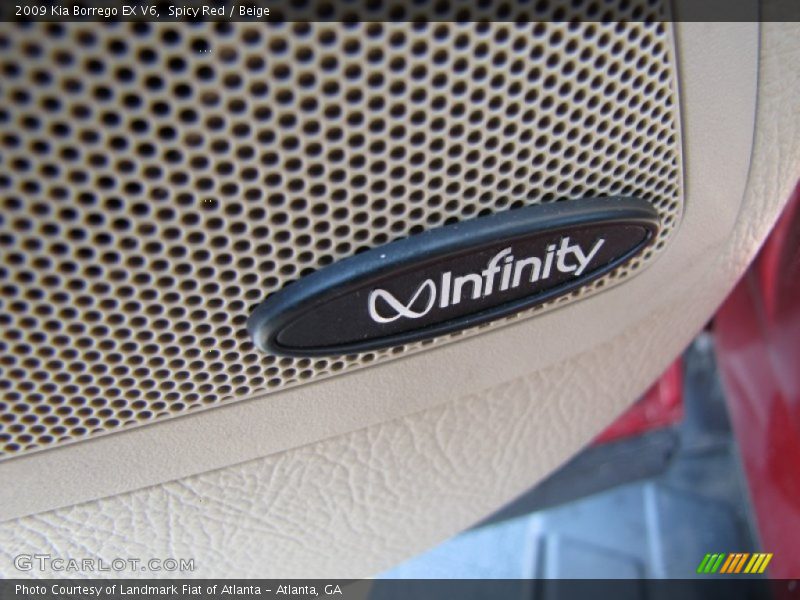 Spicy Red / Beige 2009 Kia Borrego EX V6