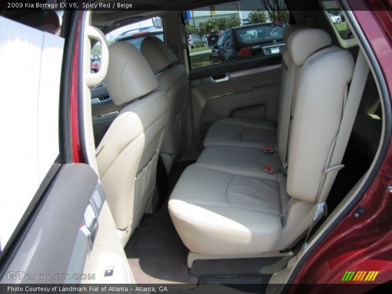 Spicy Red / Beige 2009 Kia Borrego EX V6