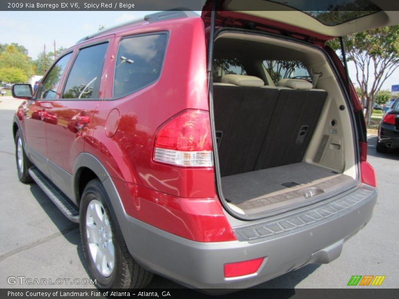 Spicy Red / Beige 2009 Kia Borrego EX V6