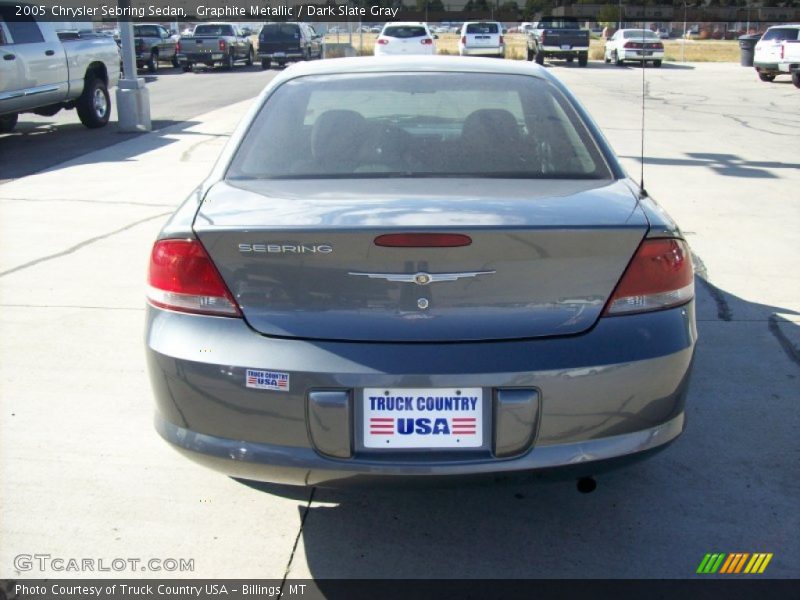 Graphite Metallic / Dark Slate Gray 2005 Chrysler Sebring Sedan