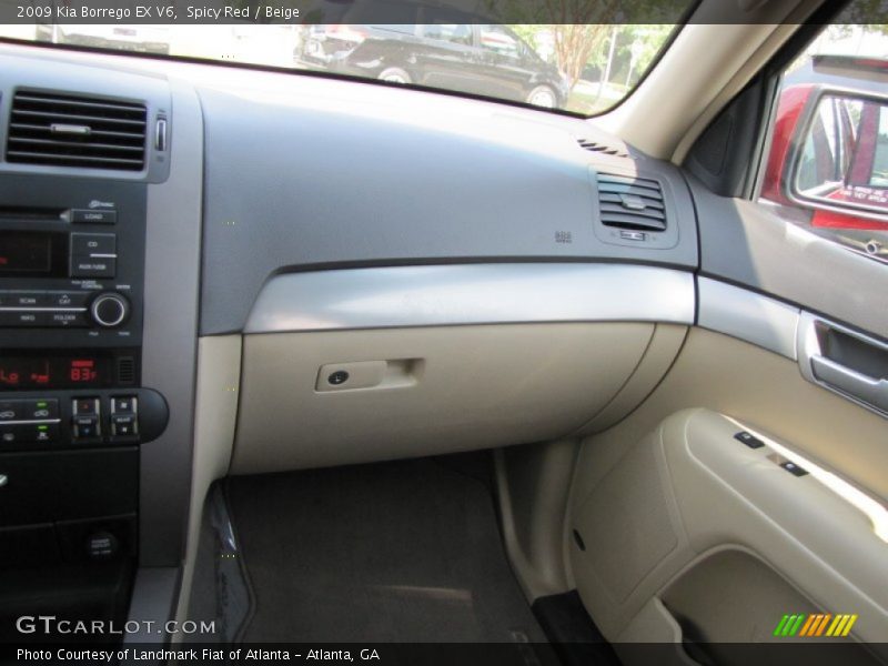 Spicy Red / Beige 2009 Kia Borrego EX V6