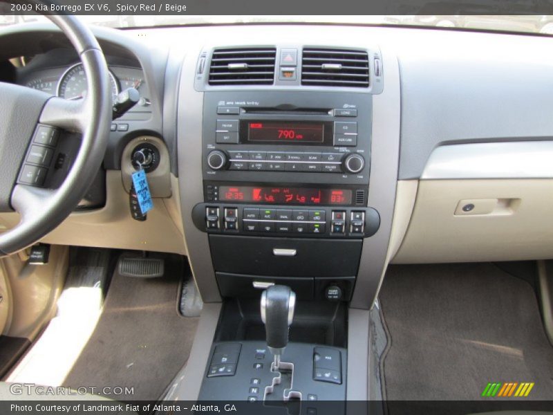 Spicy Red / Beige 2009 Kia Borrego EX V6