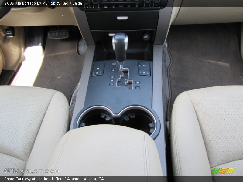 Spicy Red / Beige 2009 Kia Borrego EX V6