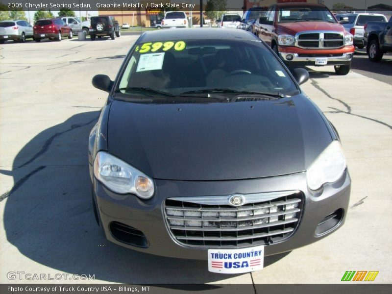 Graphite Metallic / Dark Slate Gray 2005 Chrysler Sebring Sedan