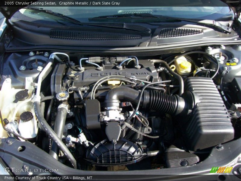 Graphite Metallic / Dark Slate Gray 2005 Chrysler Sebring Sedan