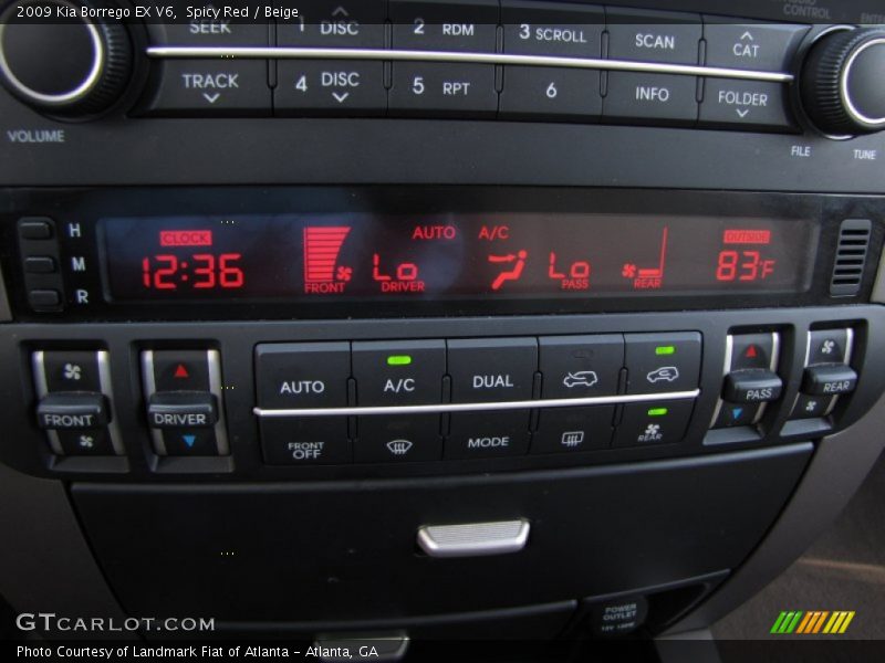 Spicy Red / Beige 2009 Kia Borrego EX V6