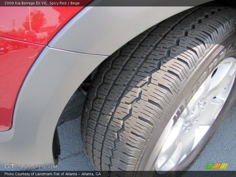 Spicy Red / Beige 2009 Kia Borrego EX V6