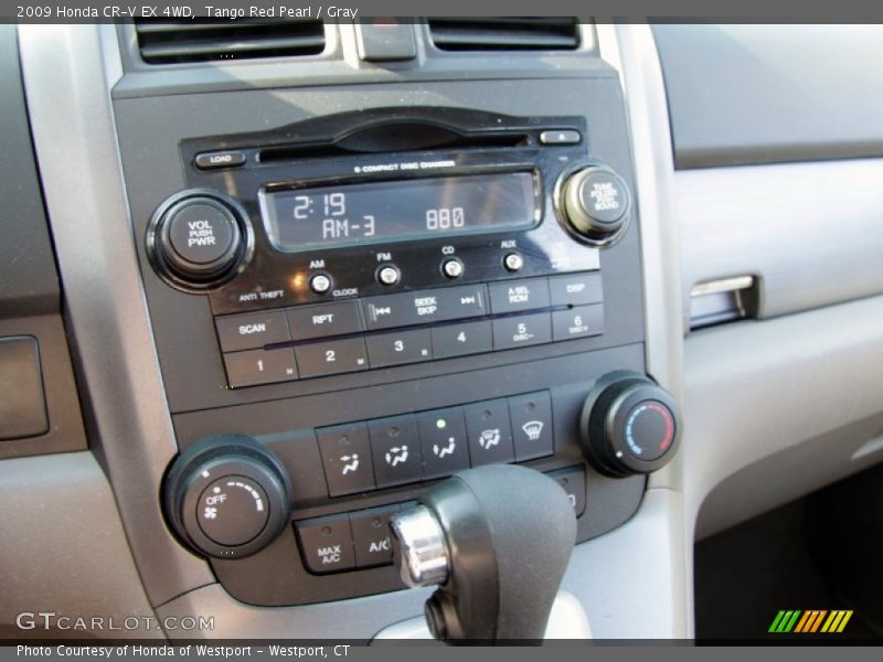 Controls of 2009 CR-V EX 4WD