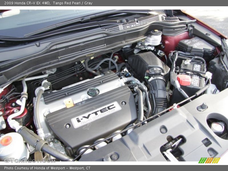  2009 CR-V EX 4WD Engine - 2.4 Liter DOHC 16-Valve i-VTEC 4 Cylinder