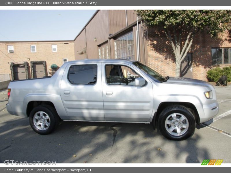 Billet Silver Metallic / Gray 2008 Honda Ridgeline RTL