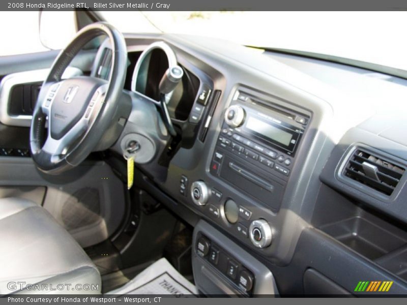 Billet Silver Metallic / Gray 2008 Honda Ridgeline RTL