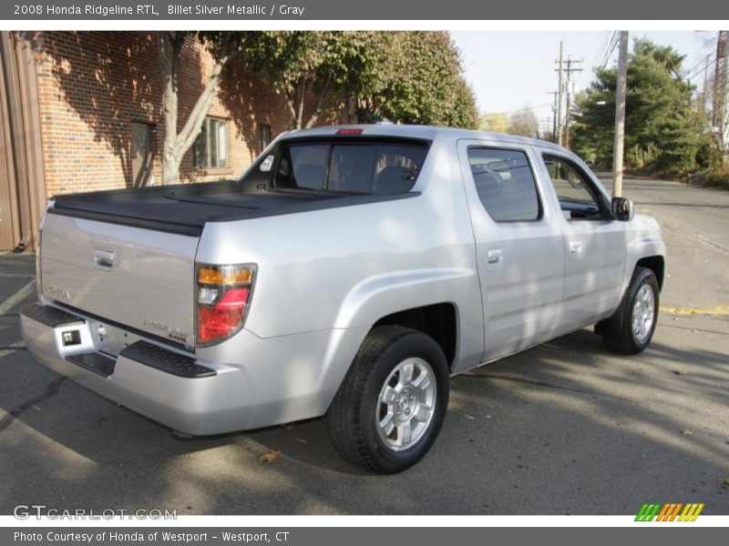 Billet Silver Metallic / Gray 2008 Honda Ridgeline RTL