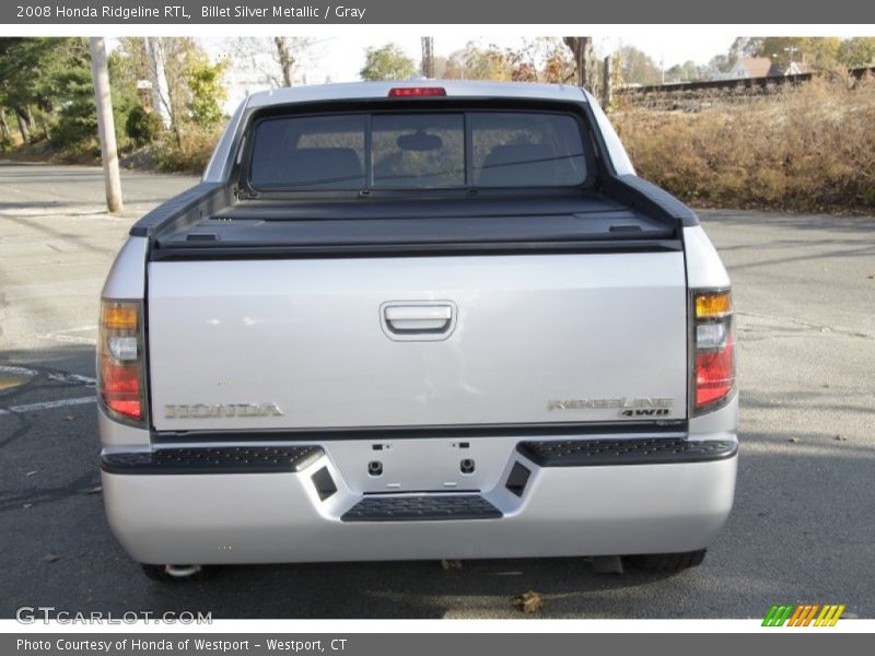 Billet Silver Metallic / Gray 2008 Honda Ridgeline RTL